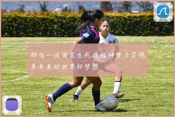 邵佳一谈国足生死战精神努力实现多年来的世界杯梦想